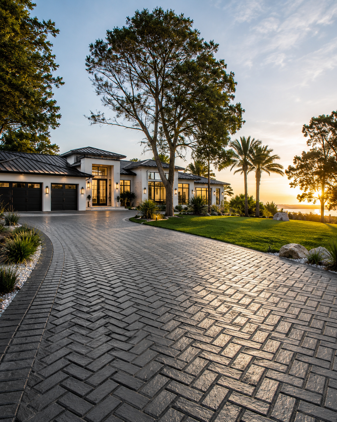 Concrete Interlocking Pavers