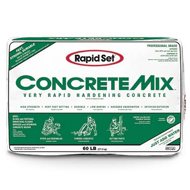 Rapid Set Concrete Mix (60 lb Bag)